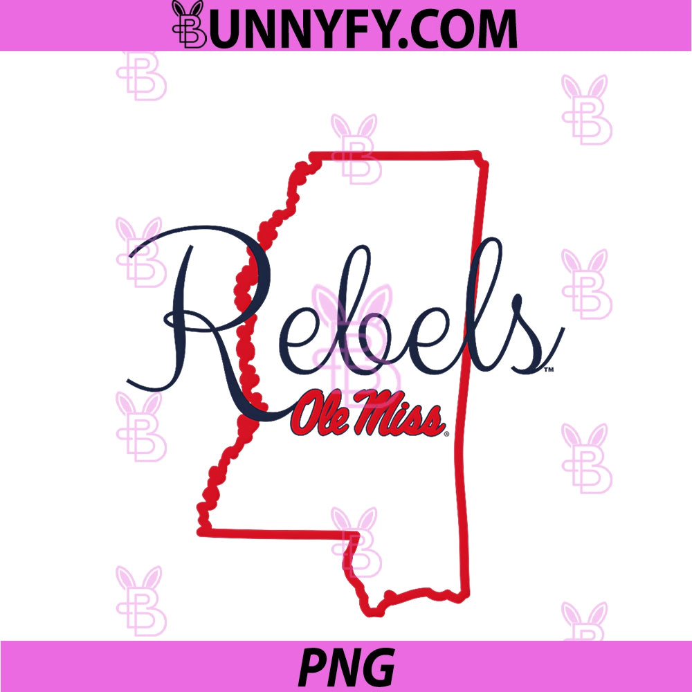 Mississippi Ole Miss PNG, Rebels State Officially Licensed PNG
