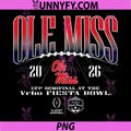 Mississippi Ole Miss PNG, Rebels CFP Semifinal Fiesta Bowl 2026 PNG
