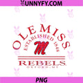 Mississippi Ole Miss Rebels PNG, Vintage Honor Logo PNG