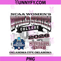 Mississippi State Softball College PNG, World Series Hardwood NIL PNG