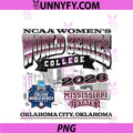 Mississippi State Softball PNG, College World Series Hardwood Nil PNG