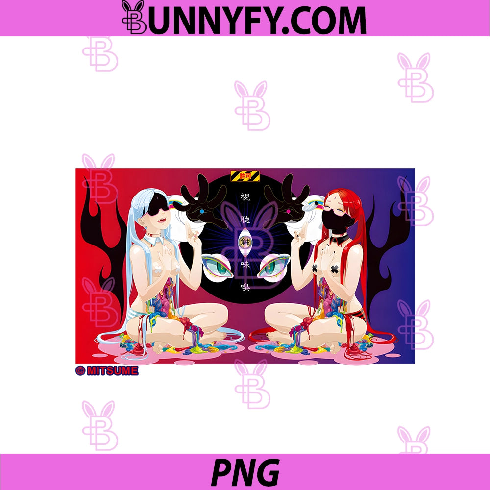 Mitsume Manga Cyber Ritual Anime PNG, Japanese Street Classic Art PNG
