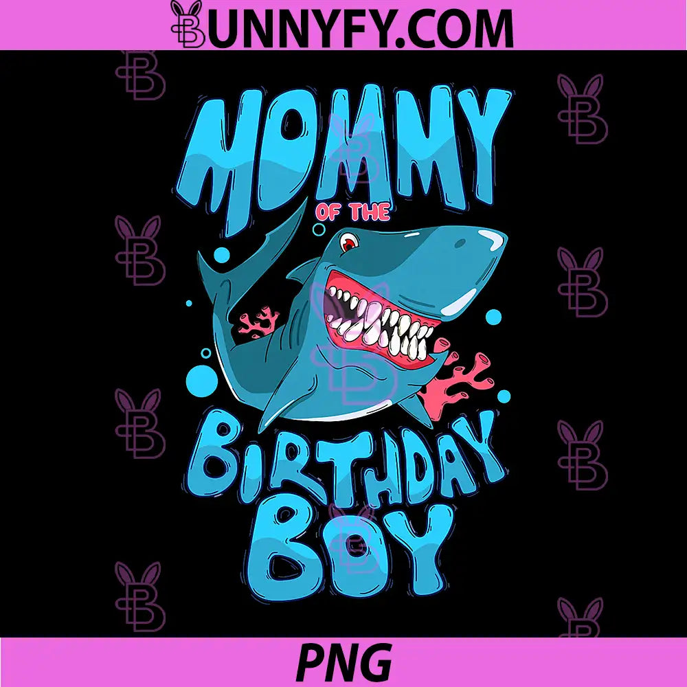 Mommy of The Birthday Boy PNG, Funny Ocean Animal Family PNG
