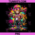 Monkey Baseball Drip Funny PNG, Animal Party Sport Cool Graphic PNG