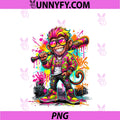 Monkey Baseball Drip PNG, Funny Animal Party Sport Cool Graphic PNG