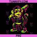 Monkey Funny Baseball PNG, Animals Baseball Drip PNG