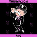 Monopoly Man Rich PNG, Uncle Penny Bags Vintage Portrait PNG