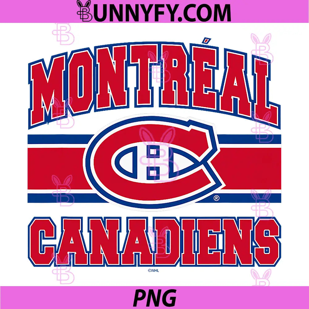 Montreal Canadiens PNG, Stripe Black Officially Licensed PNG