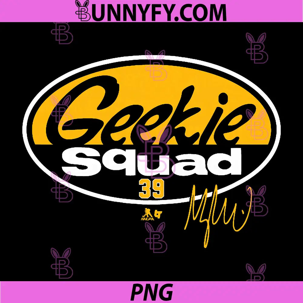 Morgan Geekie PNG, Geekie Squad Boston Hockey PNG