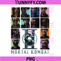 Mortal Kombat 2 Character Squares PNG