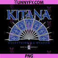 Mortal Kombat 2 PNG, Kitana Everythings A Weapon Steel Fan PNG