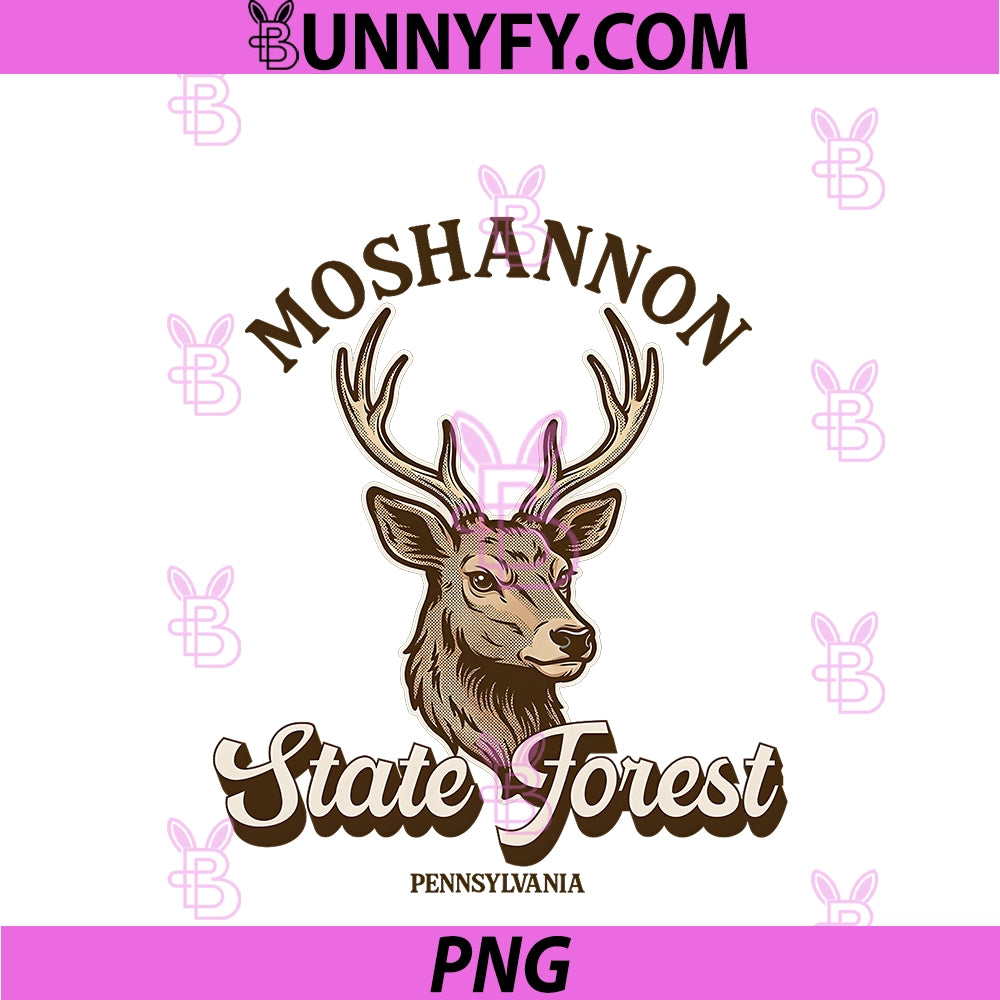 Moshannon State Forest PNG, Pennsylvania PA Outdoors Deer PNG