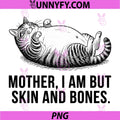 Black White Fat Cat Meme PNG, Funny Cat Quote Design PNG