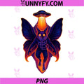 Mothman Alien Abduction PNG, Cryptid and UFO Encounter PNG
