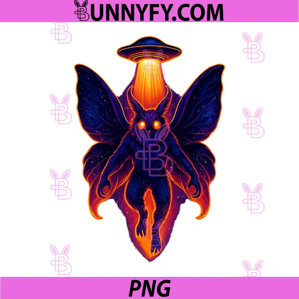 Mothman Alien Abduction PNG, Cryptid and UFO Encounter PNG