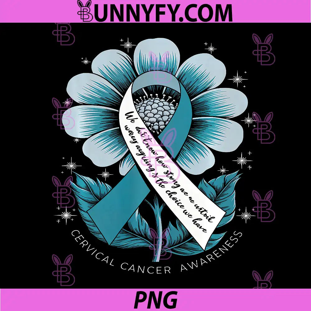 Motivation Support Squad PNG, Sunflower Cervical Cancer Awareness PNG