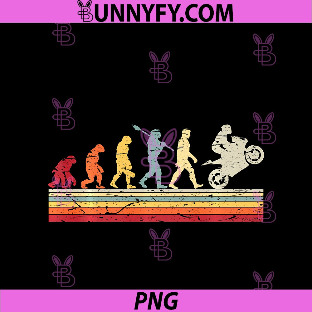 Motorcycle Evolution Of Human PNG, Vintage Biker Motorcyclist PNG