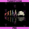 Motorcycle Evolution PNG, Vintage Shadow Biker Motorcyclist PNG