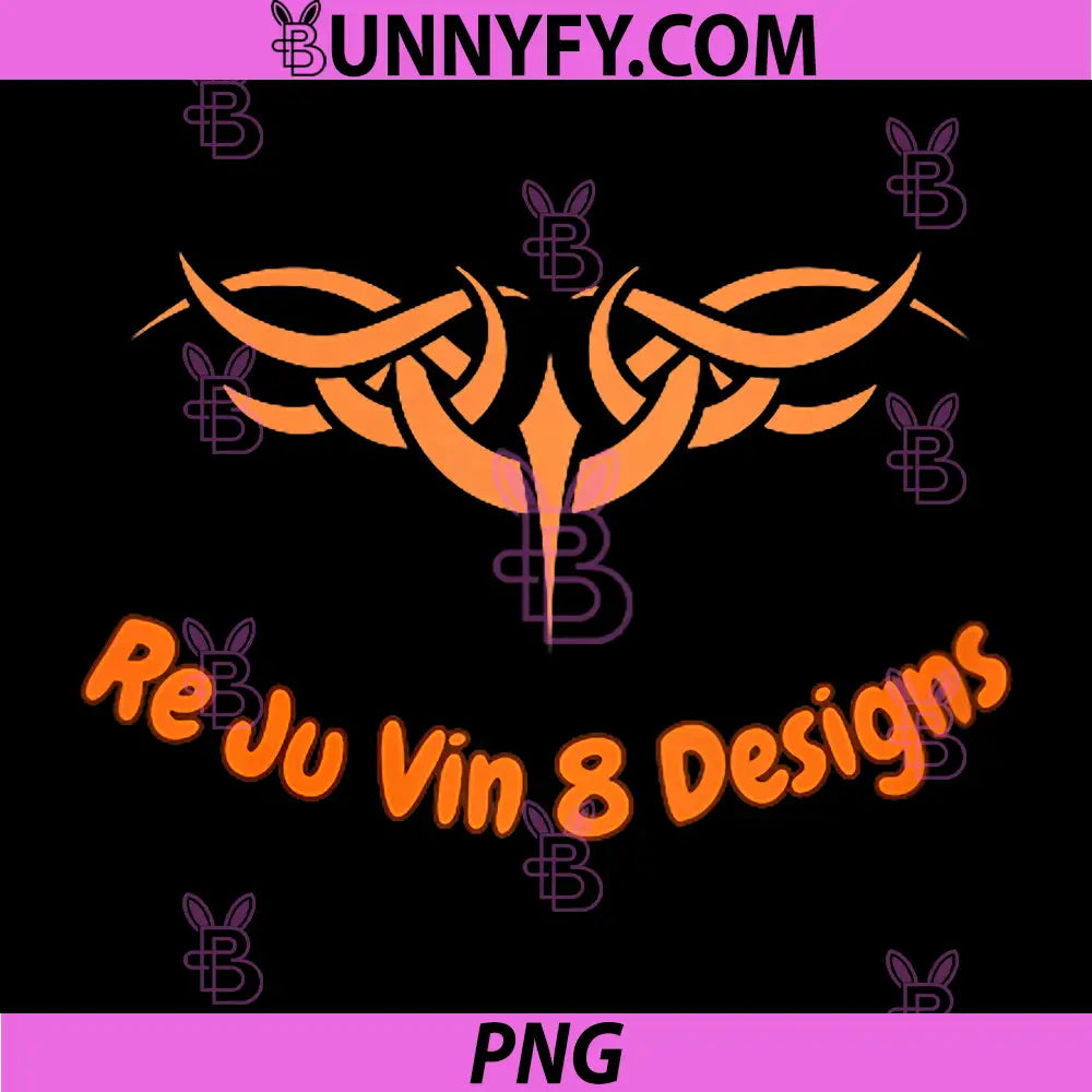 Rev Vin 8 Designs Tribal Wing Logo PNG, Motorcycle Tribal Emblem PNG