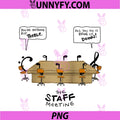 Music Class Staff Meeting PNG, Funny Bass Treble Clef Curve Pun Raglan PNG