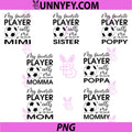 My Favorite Player Calls Me Poppy PNG Bundle, Soccer Player PNG