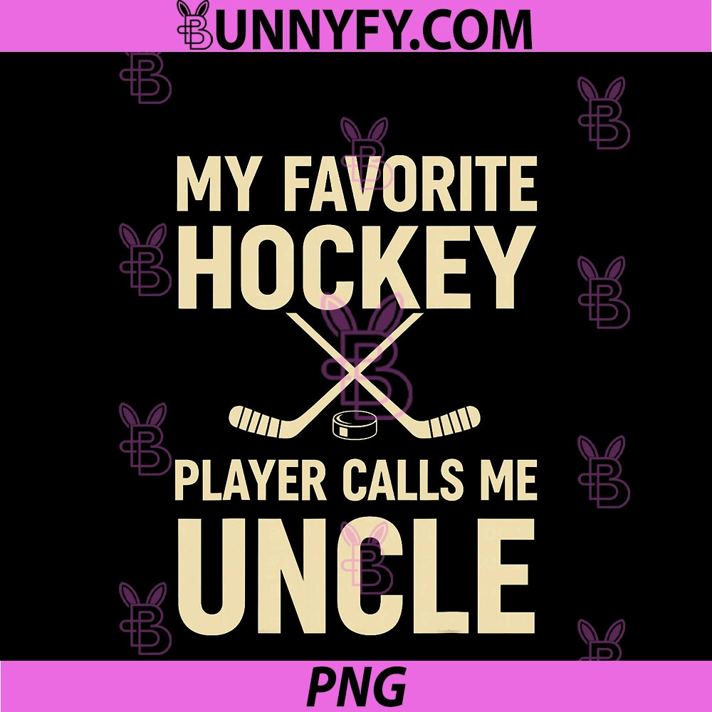 My Favorite Hockey PNG, Player Calls Me Uncle PNG