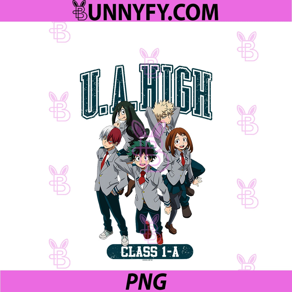 My Hero Academia UA High Class-1A PNG, Uniform Anime PNG