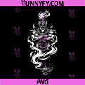 Mystical Genie Djinn PNG, Rising from Lamp Bold Line Art Magic PNG