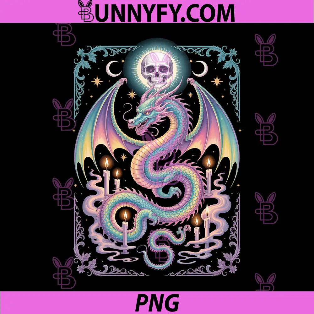 Myth Dragon Lover PNG, Japanese Pastel Retro Art Goth PNG