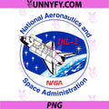 NASA IML-1 Shuttle Mission Patch PNG, Space Shuttle Mission Insignia Design PNG