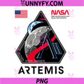 NASA Artemis II Mission Patch Logo PNG, Moon Space Program 2026 PNG
