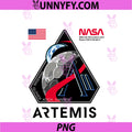 NASA Artemis II Mission Patch Logo PNG, Moon Space Program 2026 PNG