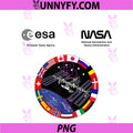 NASA Worm And ESA Logo ISS PNG, International Space Station PNG