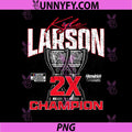 Kyle Larson 2X Champion PNG, NASCAR Cup Series Trophy Champion PNG