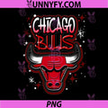 NBA PNG, Chicago Bulls Airbrush Logo PNG