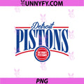 Detroit Pistons Logo Arch PNG, NBA Detroit Pistons Team PNG
