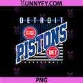 Detroit Pistons Classic Logo PNG, NBA Basketball Pistons PNG