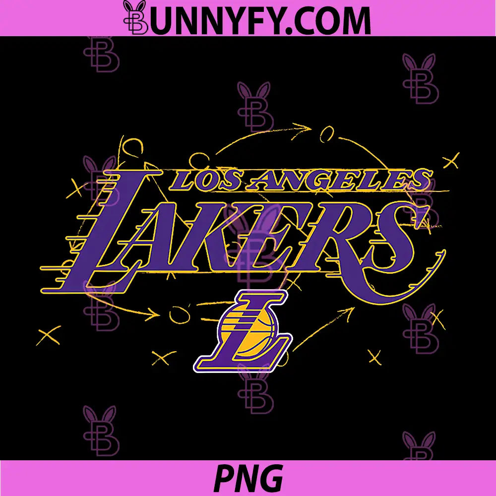 NBA Los Angeles Lakers PNG, Playbook Logo PNG