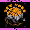 NBA New York Knicks PNG, Neon Prism Basketball PNG