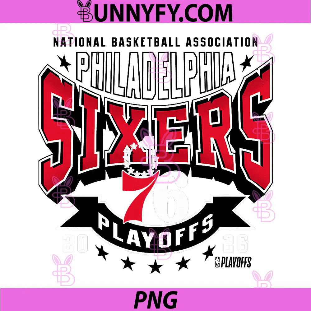 NBA Official 2026 Playoffs PNG, Philadelphia 76ers Next PNG