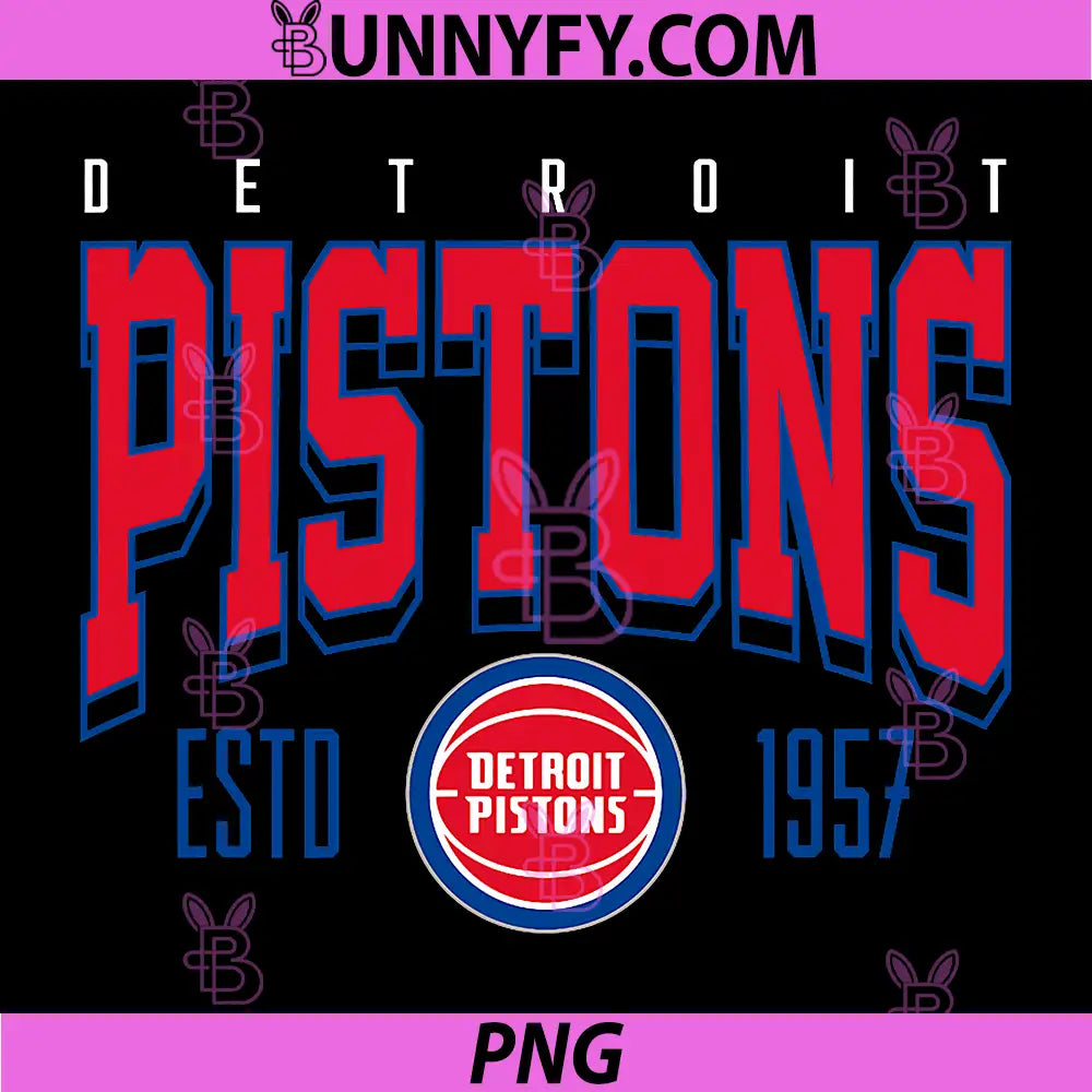 NBA Official PNG, Detroit Pistons Battle Tested PNG