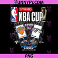 NBA Official Emirates Cup 2025 PNG, Finals Knicks vs Spurs PNG
