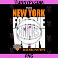 NBA Official PNG, New York Knicks for The Win 2025 Playoffs PNG