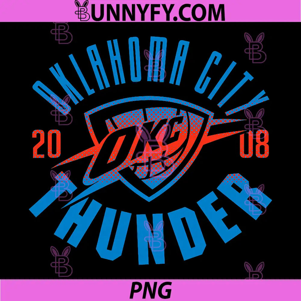 NBA Official Oklahoma City PNG, Thunder Baseline PNG