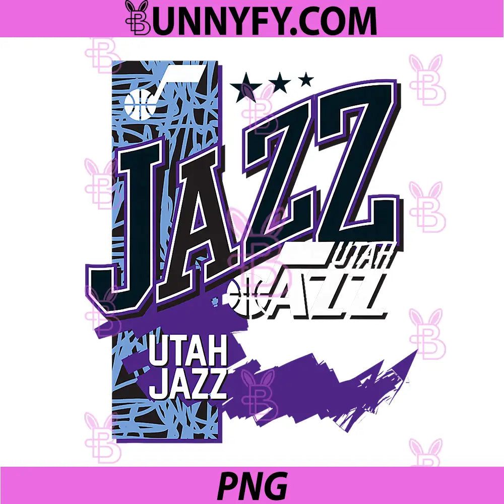 NBA Official PNG, Utah Jazz Barred Player PNG