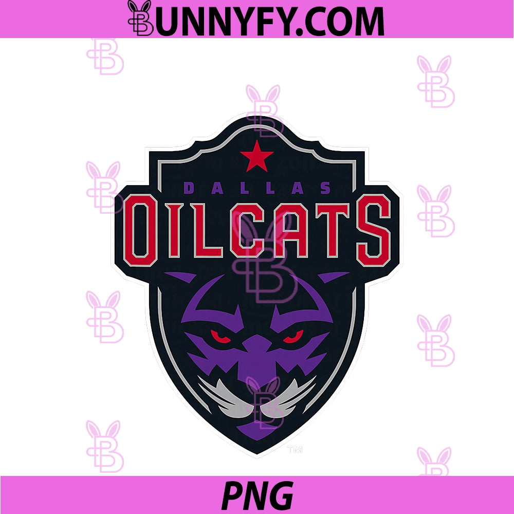NLL UnBOXed Dallas PNG, OilCats Primary Logo PNG