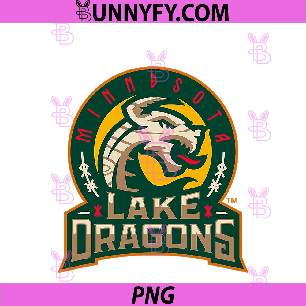 NLL UnBOXed Minnesota PNG, Lake Dragons Primary Logo PNG
