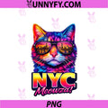 NYC Cat PNG, Trendy Cool Hip Fun Manhattan Sunglasses Lover PNG