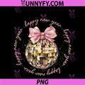 NYE Disco Ball PNG, Happy New Year PNG
