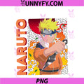 Naruto Main PNG, Character On Elemental Background PNG